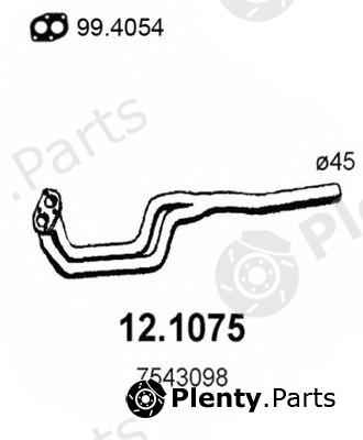  ASSO part 12.1075 (121075) Exhaust Pipe