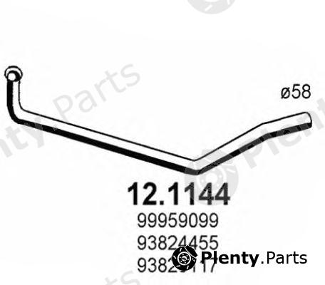  ASSO part 12.1144 (121144) Exhaust Pipe