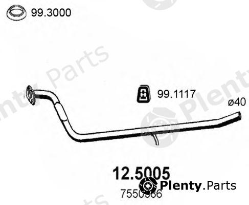  ASSO part 12.5005 (125005) Exhaust Pipe