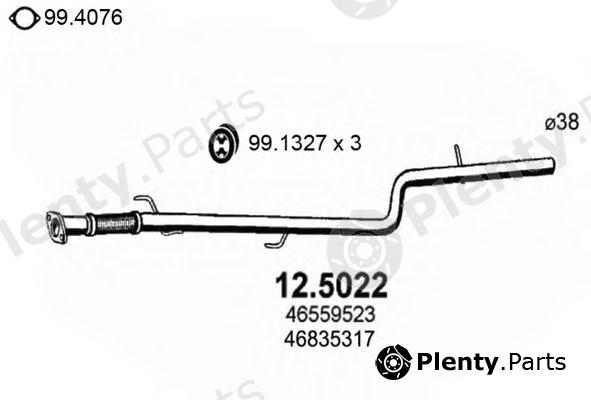  ASSO part 12.5022 (125022) Exhaust Pipe
