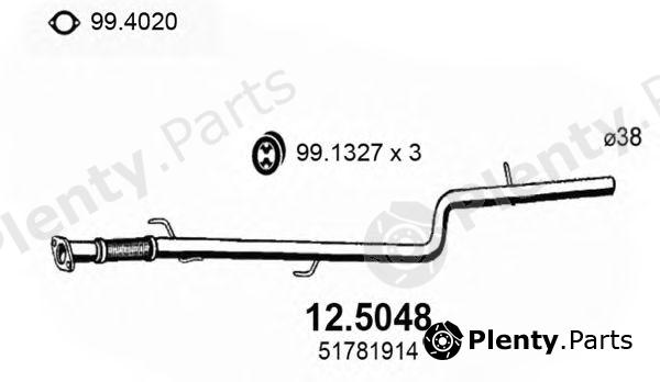  ASSO part 12.5048 (125048) Exhaust Pipe