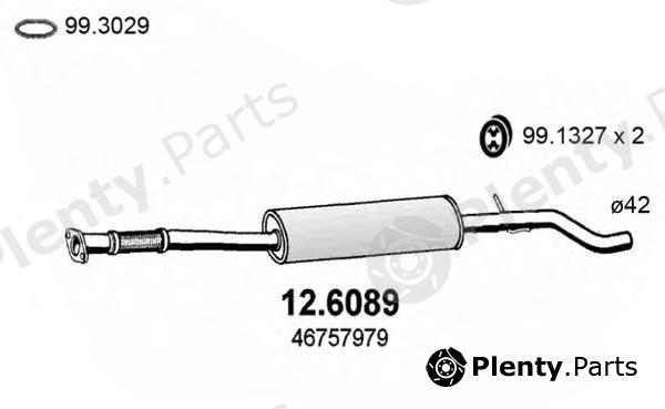  ASSO part 12.6089 (126089) Middle Silencer