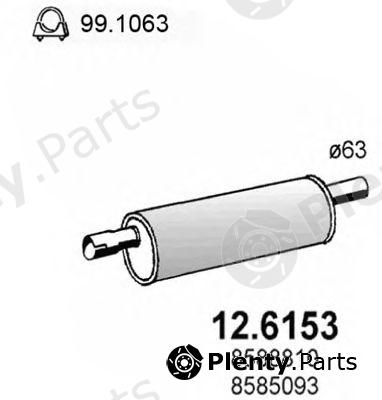  ASSO part 12.6153 (126153) Middle Silencer