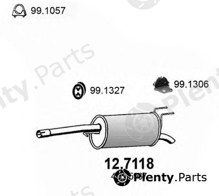  ASSO part 12.7118 (127118) End Silencer
