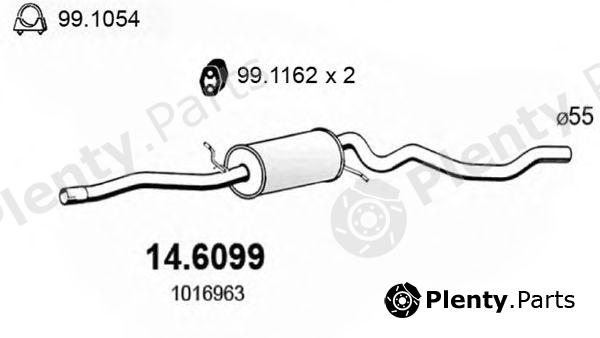  ASSO part 14.6099 (146099) Middle Silencer