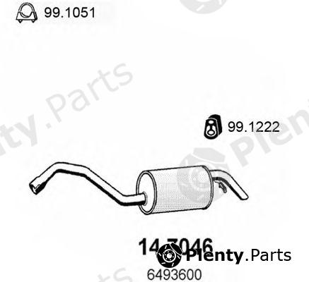  ASSO part 14.7046 (147046) End Silencer