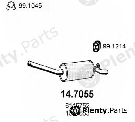  ASSO part 14.7055 (147055) End Silencer