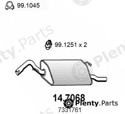  ASSO part 14.7068 (147068) End Silencer
