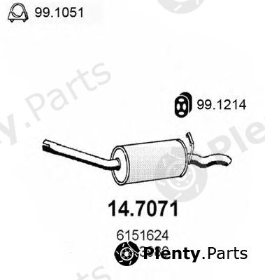  ASSO part 14.7071 (147071) End Silencer
