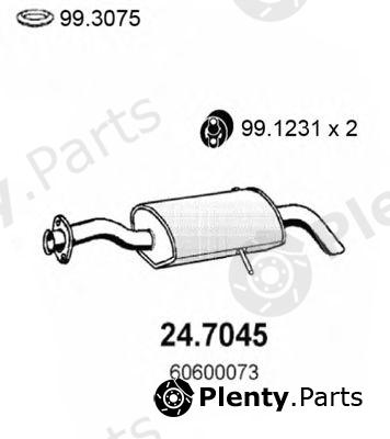  ASSO part 24.7045 (247045) End Silencer