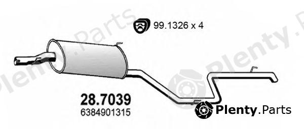  ASSO part 28.7039 (287039) End Silencer