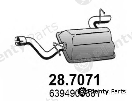  ASSO part 28.7071 (287071) End Silencer