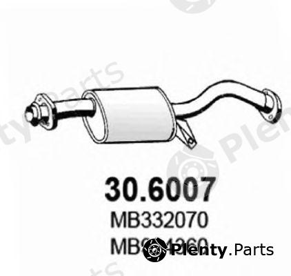  ASSO part 30.6007 (306007) Middle Silencer