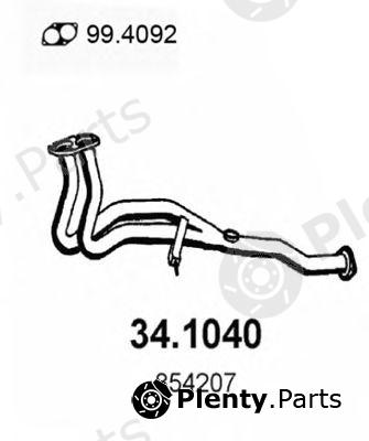  ASSO part 34.1040 (341040) Exhaust Pipe