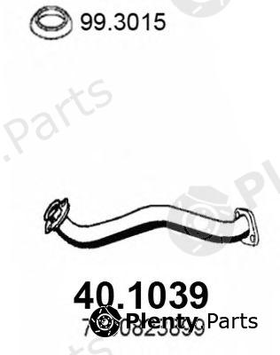  ASSO part 40.1039 (401039) Exhaust Pipe