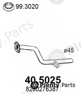  ASSO part 405025 Exhaust Pipe