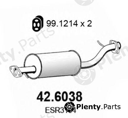  ASSO part 42.6038 (426038) Middle Silencer