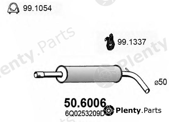  ASSO part 50.6006 (506006) Middle Silencer