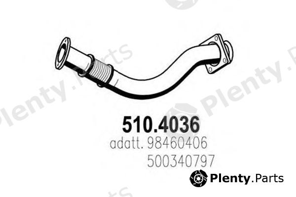  ASSO part 510.4036 (5104036) Flex Hose, exhaust system