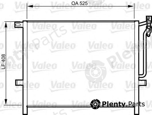  VALEO part 814287 Condenser, air conditioning