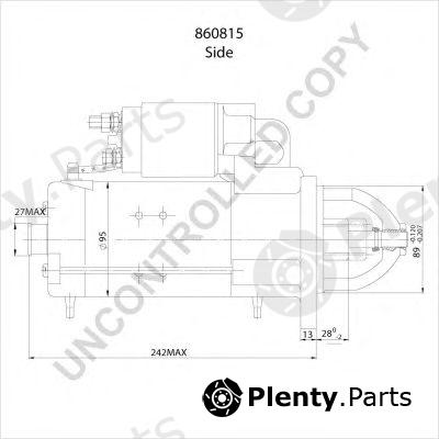  PRESTOLITE ELECTRIC part 860815 Starter