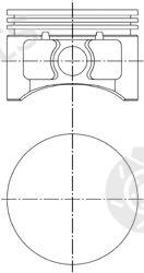  KOLBENSCHMIDT part 94294610 Piston