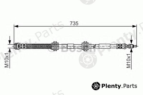  BOSCH part 1987481174 Brake Hose