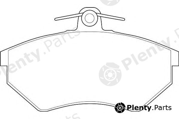  WAGNER part WBP20168B Brake Pad Set, disc brake
