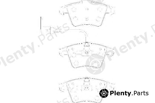  WAGNER part WBP23746B Brake Pad Set, disc brake