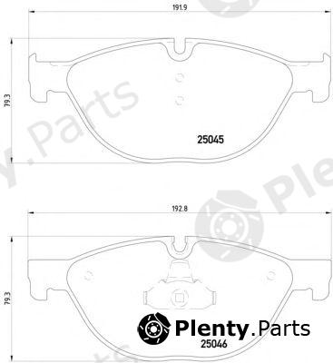  TEXTAR part 2504501 Brake Pad Set, disc brake