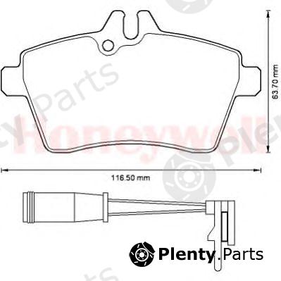  JURID part 573226J Brake Pad Set, disc brake