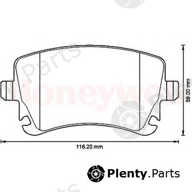  BENDIX part 573220B Brake Pad Set, disc brake