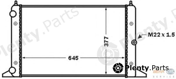  HELLA part 8MK376773-781 (8MK376773781) Radiator, engine cooling