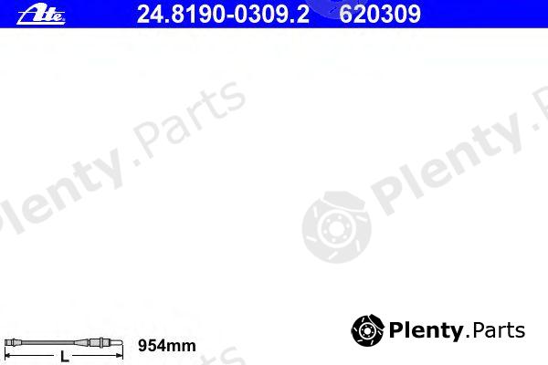  ATE part 24.8190-0309.2 (24819003092) Warning Contact, brake pad wear