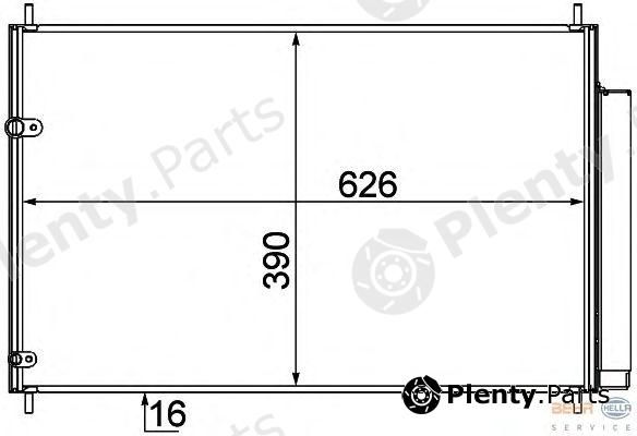  BEHR part 8FC351307-581 (8FC351307581) Condenser, air conditioning