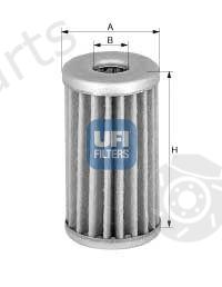  UFI part 21.059.00 (2105900) Fuel filter