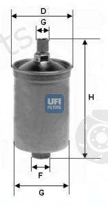  UFI part 31.503.00 (3150300) Fuel filter