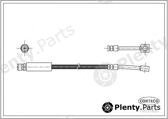  CORTECO part 19031681 Brake Hose