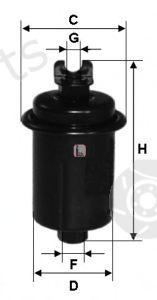  SOFIMA part S1551B Fuel filter