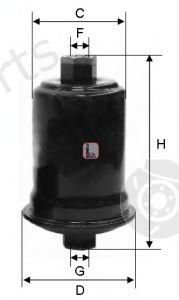  SOFIMA part S1556B Fuel filter