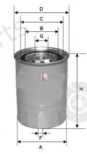 SOFIMA part S4339NR Fuel filter