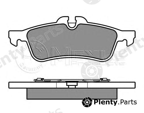  MEYLE part 0252371616 Brake Pad Set, disc brake