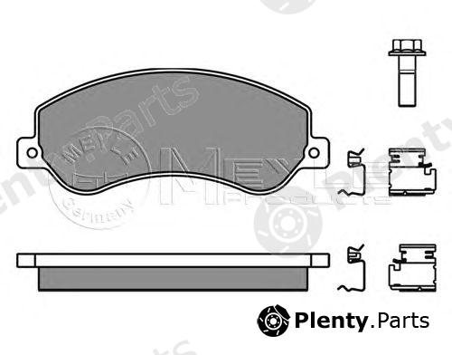 MEYLE part 0252448419/W (0252448419W) Brake Pad Set, disc brake