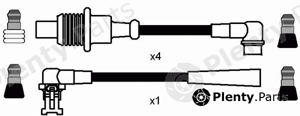  NGK part 7190 Ignition Cable Kit