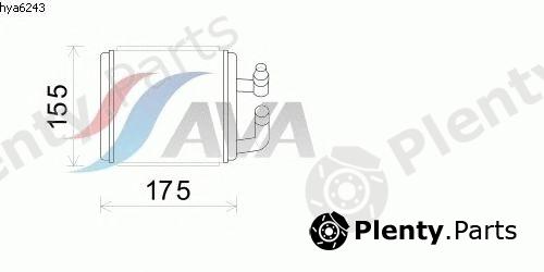  AVA QUALITY COOLING part HYA6243 Heat Exchanger, interior heating