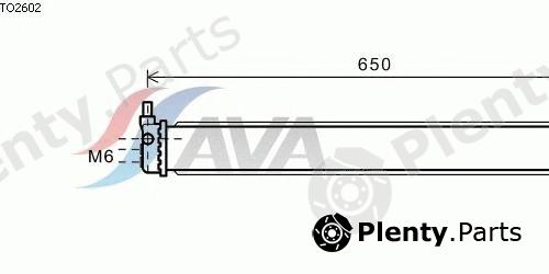  AVA QUALITY COOLING part TO2602 Cooler, drive battery
