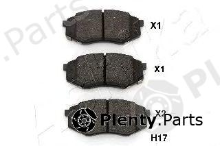  ASHIKA part 500HH17 Brake Pad Set, disc brake