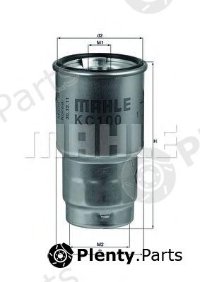  MAHLE ORIGINAL part KC100D Fuel filter