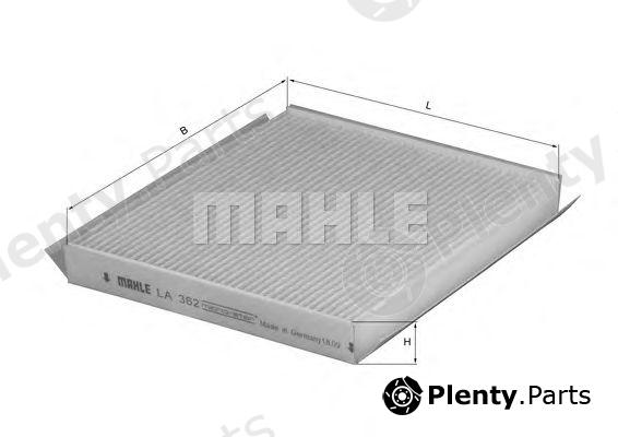  MAHLE ORIGINAL part LA362 Filter, interior air