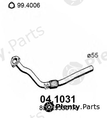  ASSO part 04.1031 (041031) Exhaust Pipe
